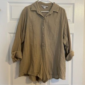 *SOLD* Maurice + Eve You Make Me Wanna Long Sleeve Jumpsuit/Romper